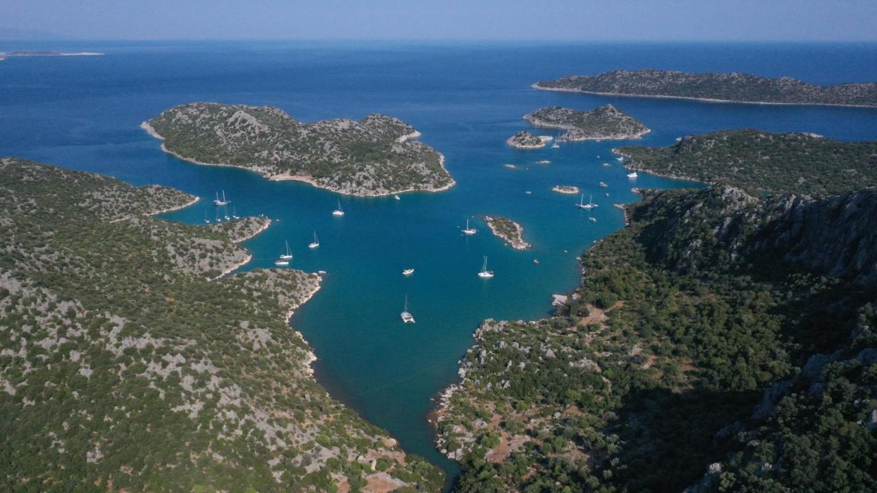 Istlada Tas Ev Apart - Kekova View Kapaklı Kültér fotó