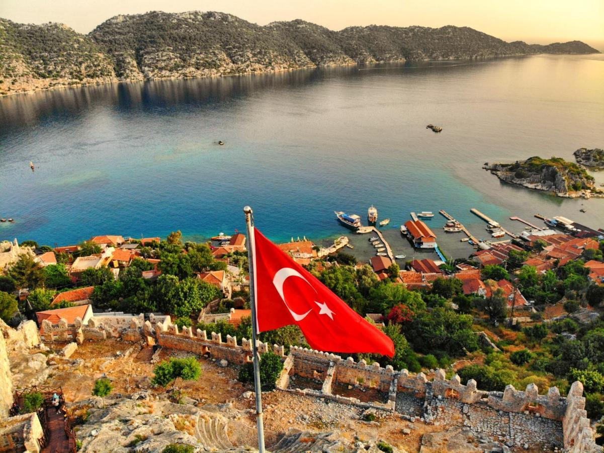 Istlada Tas Ev Apart - Kekova View Kapaklı Kültér fotó
