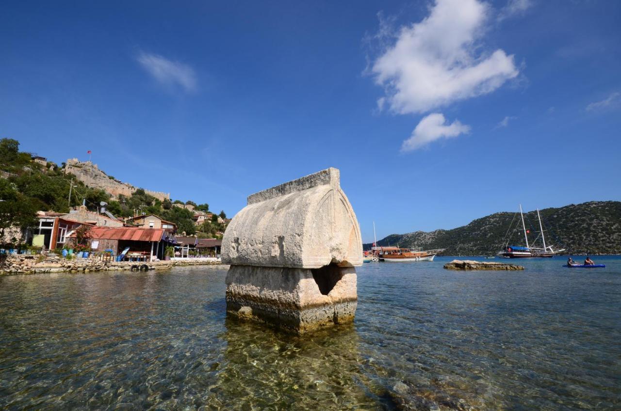 Istlada Tas Ev Apart - Kekova View Kapaklı Kültér fotó